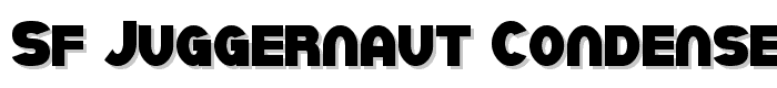 SF Juggernaut Condensed Bold font